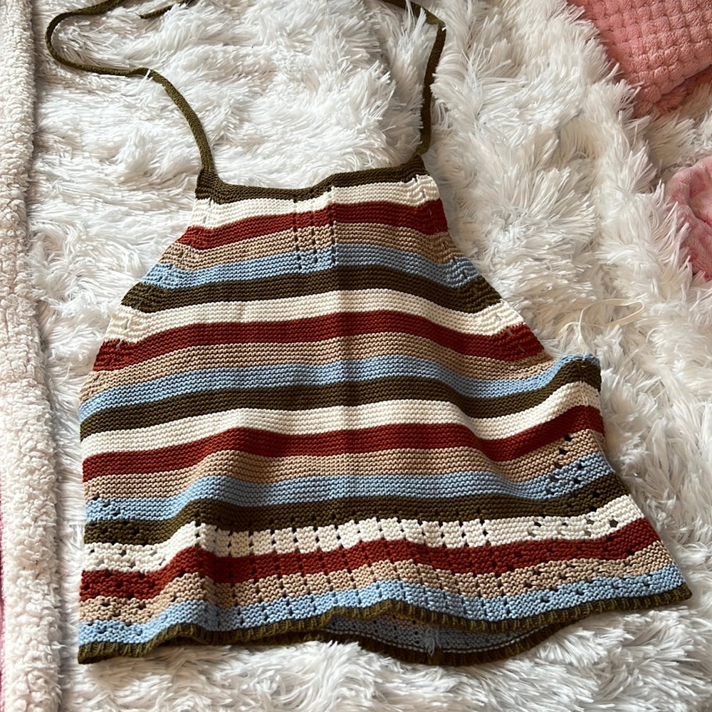 Garage Summer Knit Halter Top